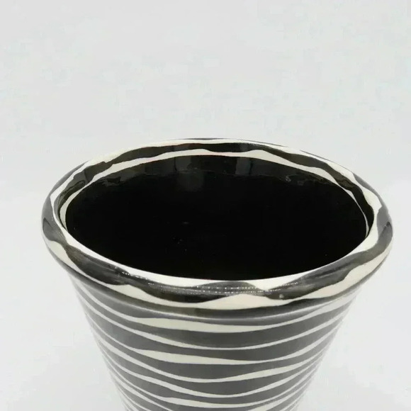 SIGNED SUSAN ESLICK SAN FRANCISCO POST MOD CERAMIC VASE STUDIO ART POTTERY - Picture 4 of 10